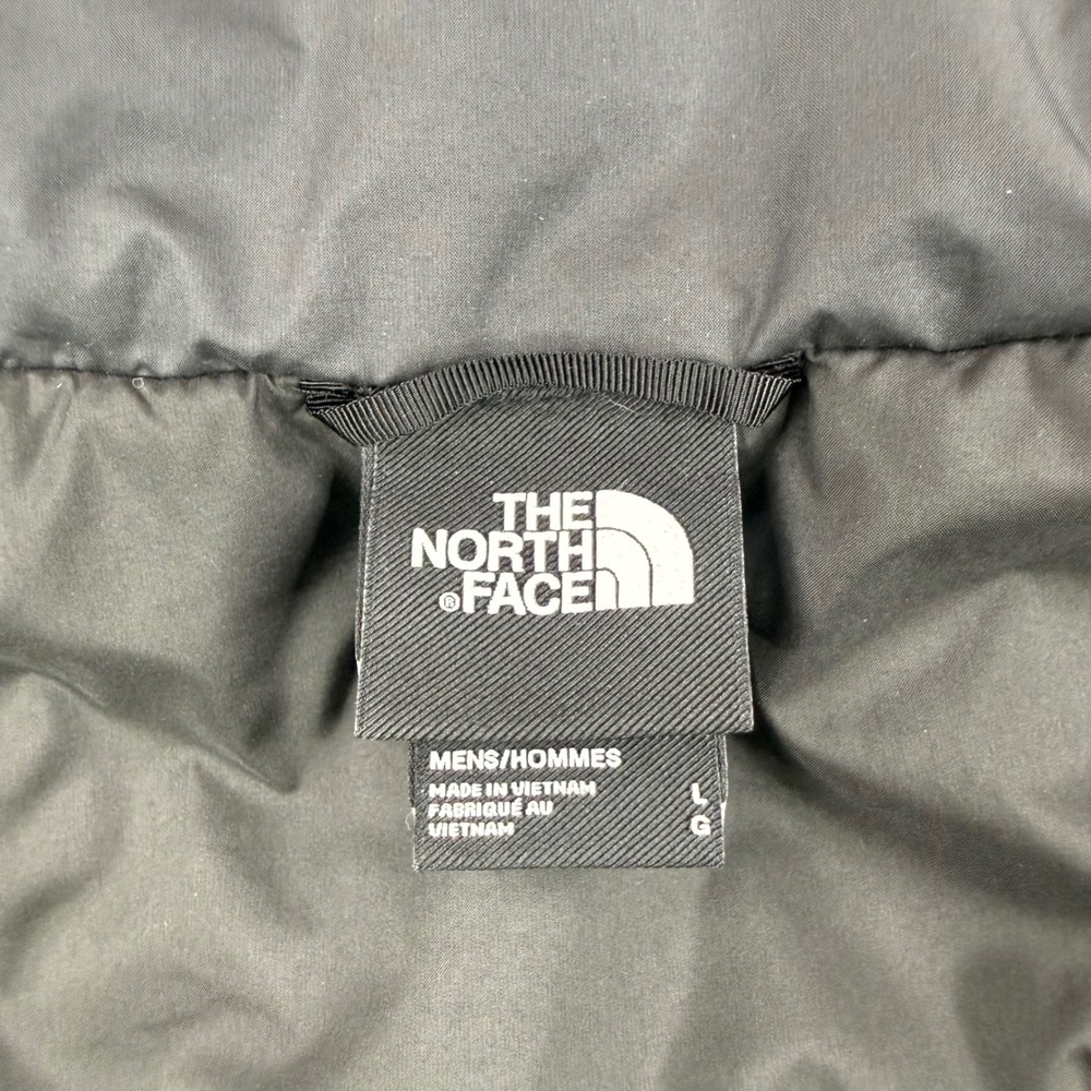 The North Face Jacket Mens Large Black 550 Goose Down Puffer Insulated Full Zip - Picture 10 of 14